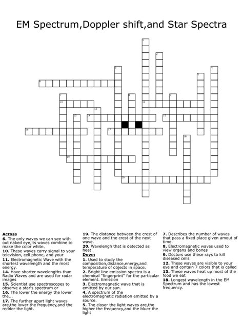 Name on a radiation detector crossword - Our crossword solver found 10 results for the crossword clue "name on a radiation detector". name on a radiation detector : crossword clues Matching Answer